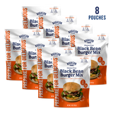 Gluten Free Black Bean Burger Mix Pouch, 9 Servings