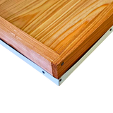 5-Frame Cypress Metal Capped Telescoping Cover