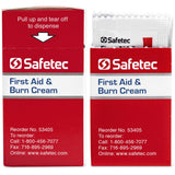 First Aid & Burn Cream .9gm. Pouch, 25 per box