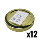 58mm Metal Lug Lid