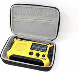 Kaito KA500 Voyager Solar Crank Emergency Weather Alert Radio Bundle with Case