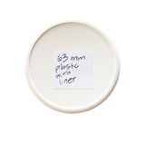 63mm Plastic Lids with Liner