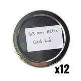 63mm Metal Jar Lid