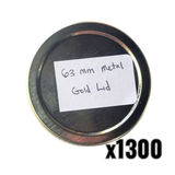 63mm Metal Jar Lid