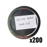 63mm Metal Jar Lid