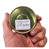 70 mm Mason Canning Jar Lid - Gold