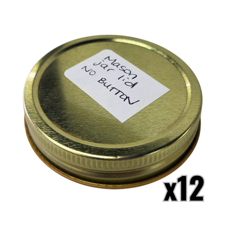 70 mm Mason Canning Jar Lid - Gold