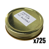 70 mm Mason Canning Jar Lid - Gold