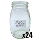 8 oz Glass Classic Honey Jar