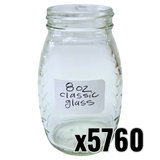 8 oz Glass Classic Honey Jar