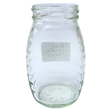 8 oz Glass Classic Honey Jar