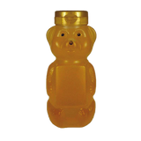 8 oz Plastic Flat Panel Honey Bears