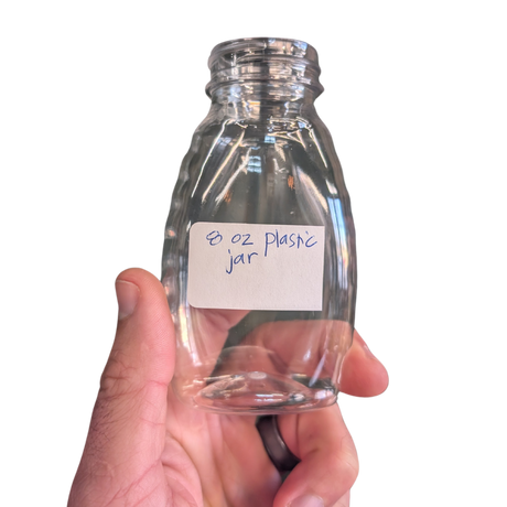 8 oz Plastic Classic Honey Jars