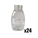 8 oz Plastic Classic Honey Jars