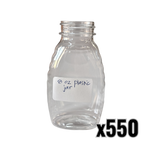 8 oz Plastic Classic Honey Jars