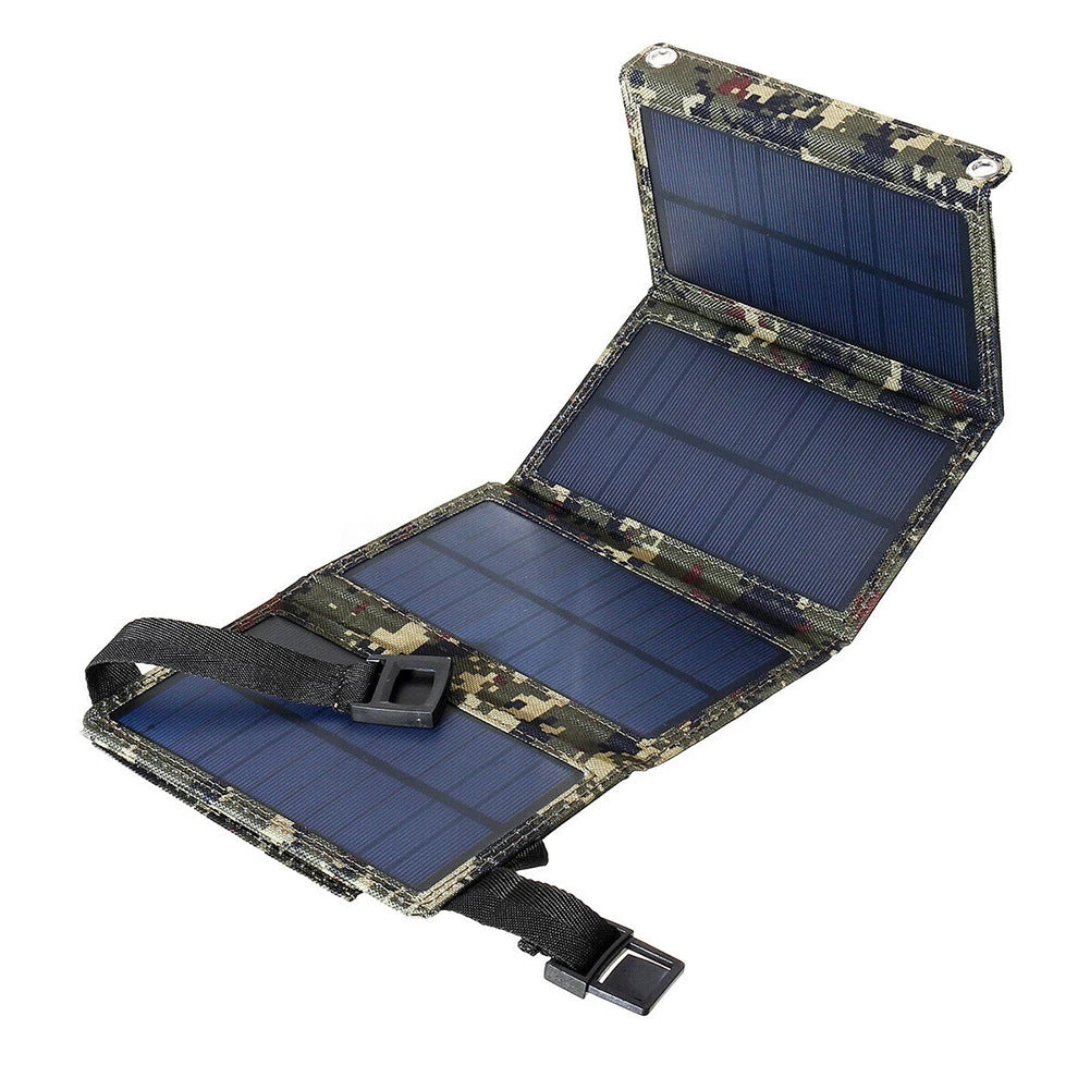 7W Portable Solar Phone Charger Bag - Compact Outdoor Power Bank