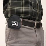 CPR Black Beltloop Keychain Backpack with Faceshield, Gloves, and Cleansing Wipes