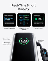 Anker Laptop Power Bank (25K, 165W, Built-In and Retractable Cables)