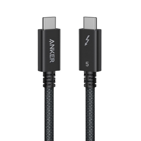 Anker Prime Thunderbolt 5 Cable (3.3 ft/1.7 ft, 80 Gbps, 240W)