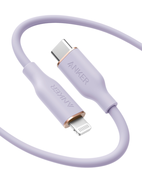 Anker <b>641</b> USB-C to Lightning Cable (Flow, Silicone)