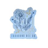 Abstract Flowers Vinyl Sticker