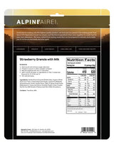 AlpineAire Strawberry Granola with Milk | No-Cook Breakfast Meal