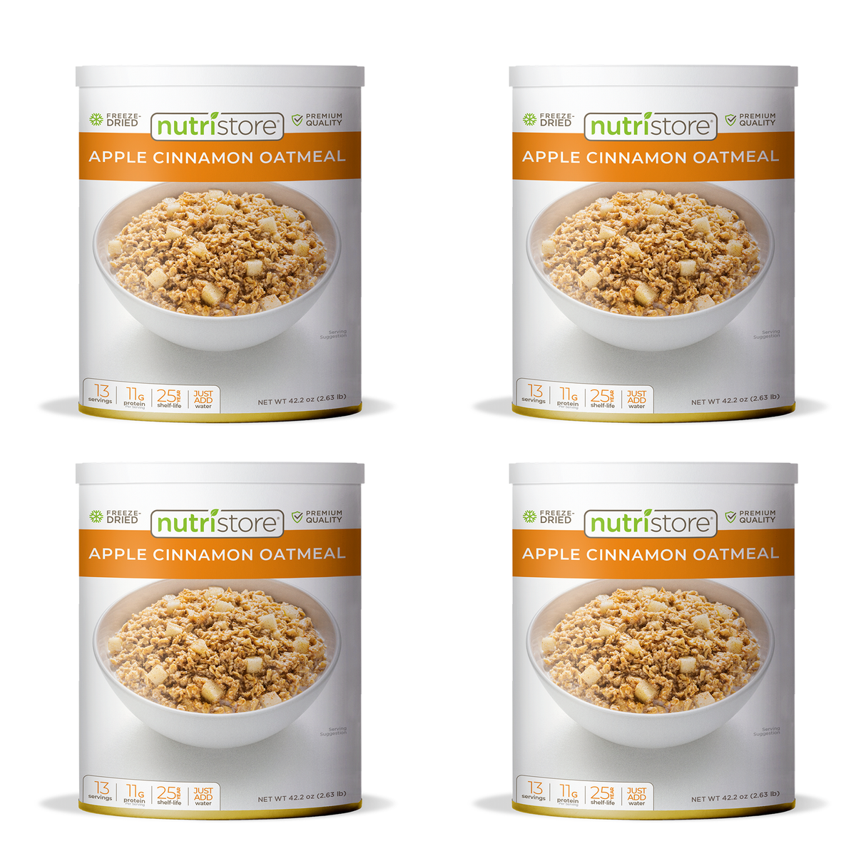 Apple Cinnamon Oatmeal Freeze Dried - #10 Can