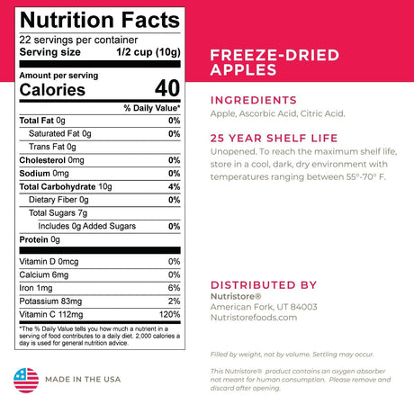 Fuji Apples Freeze Dried - #10 Can