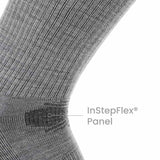 3 Pack Ash - Casual Crew Midweight Merino Wool Sock