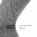 Ash - Casual Crew Midweight Merino Wool Sock