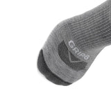 3 Pack Ash - Casual Crew Midweight Merino Wool Sock