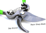 GARDEN GURU Classic Bypass Pruning Shears Clippers & Garden Tool Blade Sharpener