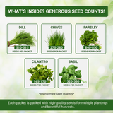 Garden Guru Herb Seed Set - Non-GMO