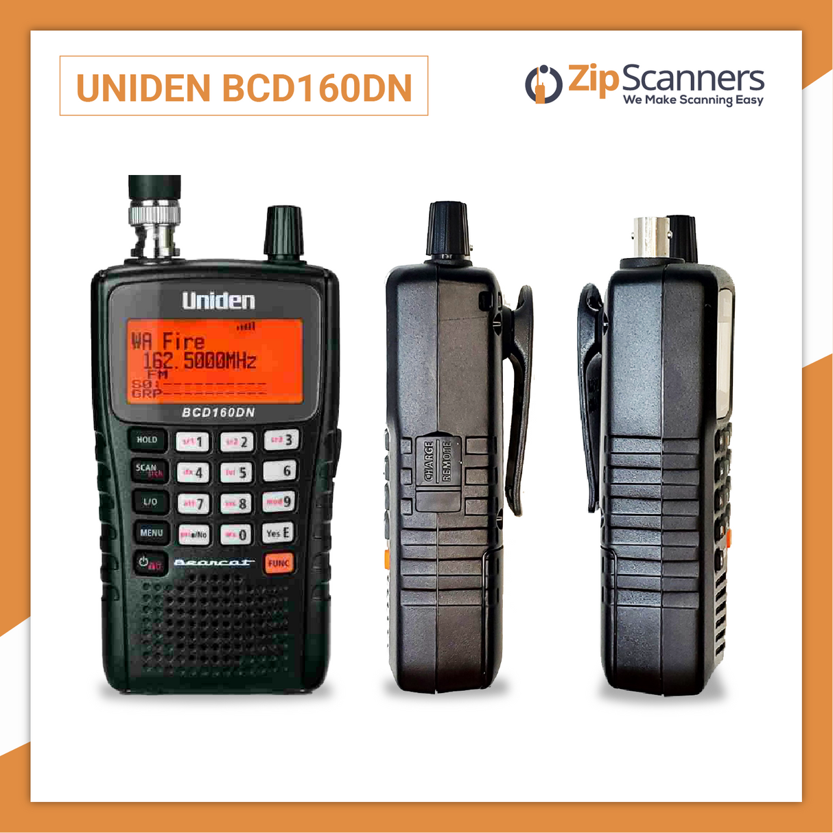 BCD160DN Uniden Police Scanner