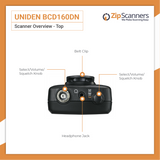 BCD160DN Uniden Police Scanner