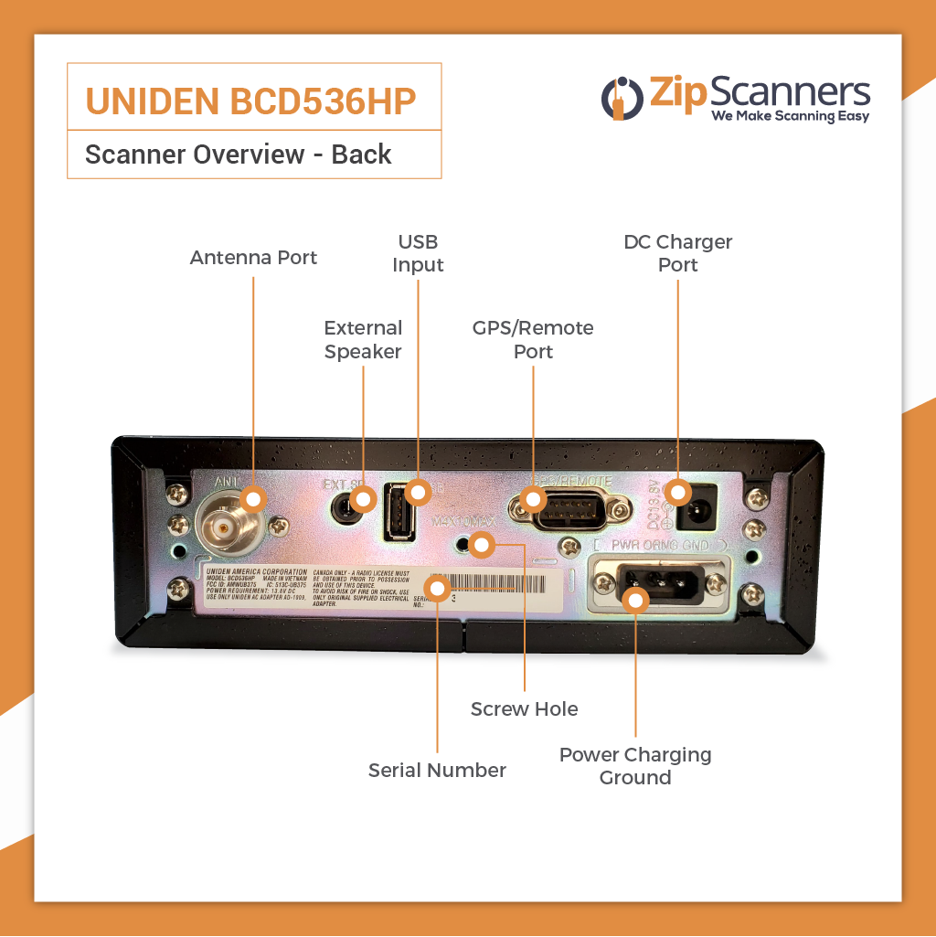BCD536HP Uniden Police Scanner