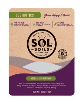 Sol Biotics - Necessary Nutrients