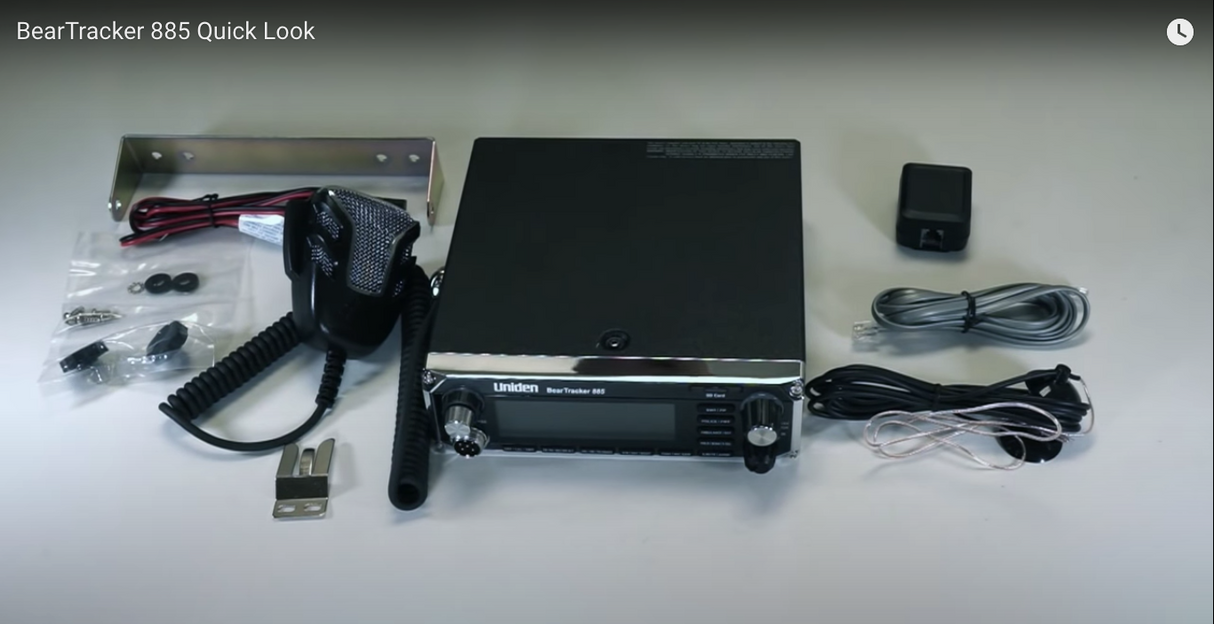 Beartracker 885 Uniden Police Scanner