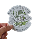 Bee Food Vinyl Sticker