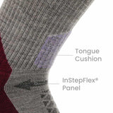 8 Pairs Berry - Hike Crew Midweight Merino Wool Sock