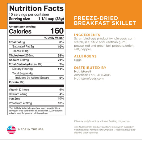 Breakfast Skillet Freeze Dried - #10 Can