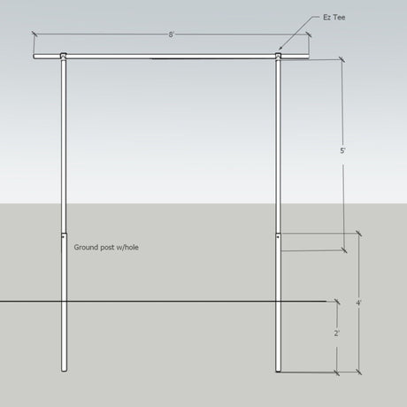 DIY Tomato Trellis | 1 3/8" Heavy Duty