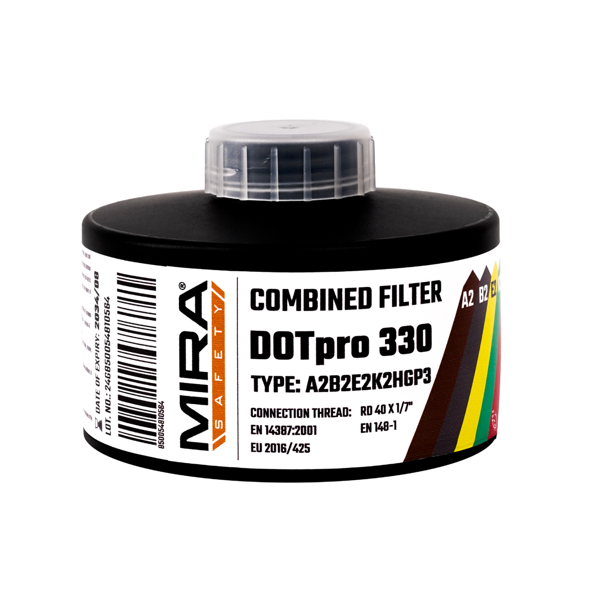 MIRA Safety DotPro 330 CBRN and Industrial Gas Mask Filter