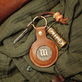 Pirate Goods Peso Pocket v5 Keychain Coin Holder – Leather Challenge Coin Case for EDC