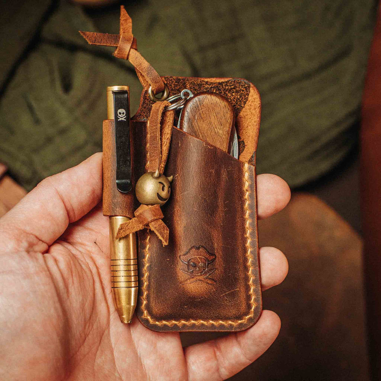 EDC Pocket Organizer - First Mate v3 | Leather Pocket Carrier