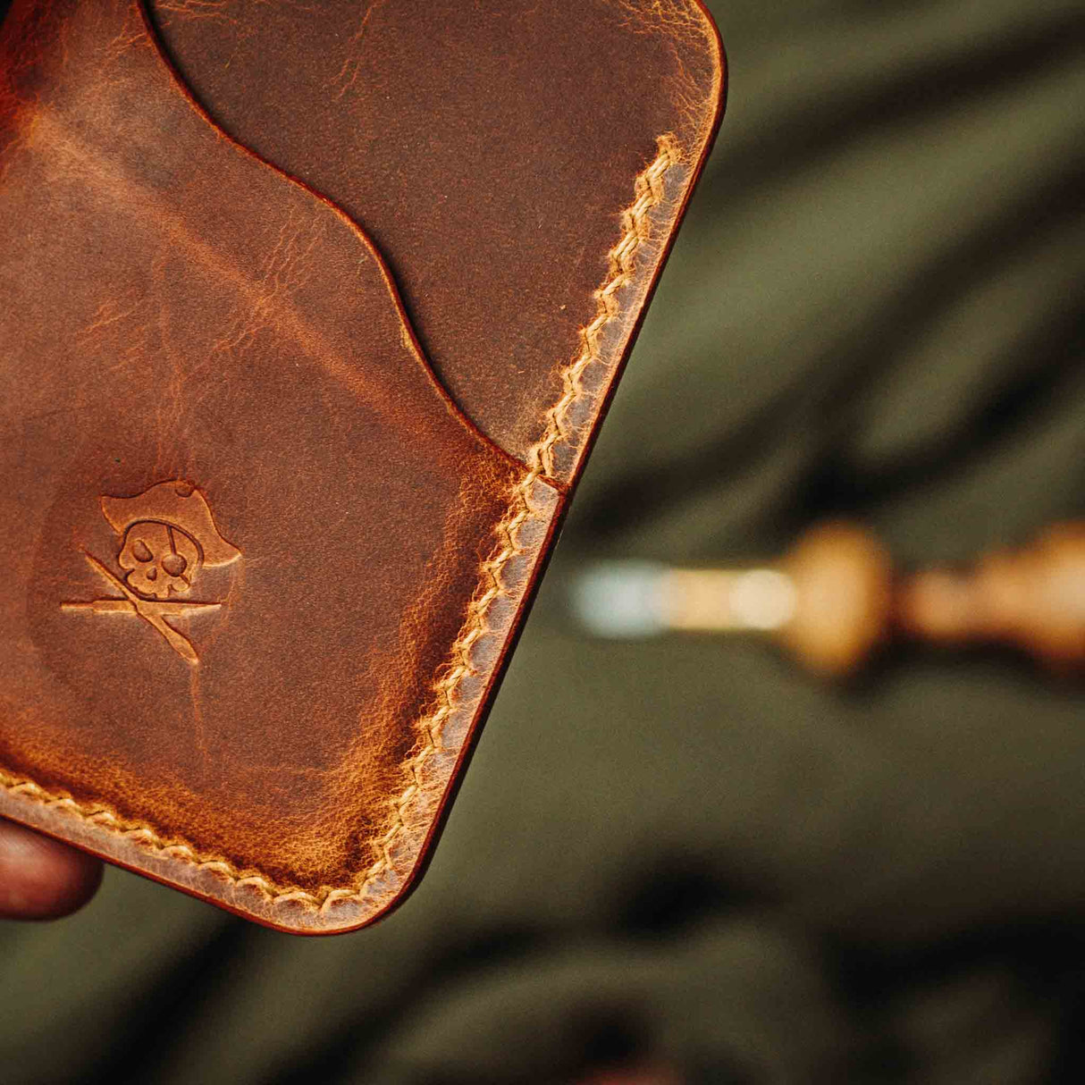 Pirate Goods Venturer v2 Slim Wallet – Minimalist Leather EDC Card Holder