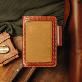 Pirate Goods Quartermaster v2 Passport Wallet – Leather Travel EDC Organizer with Velcro Panel & Field Notes Holder