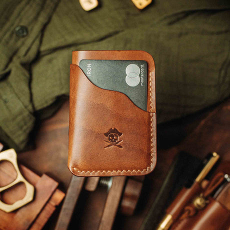 Pirate Goods Venturer v2 Slim Wallet – Minimalist Leather EDC Card Holder