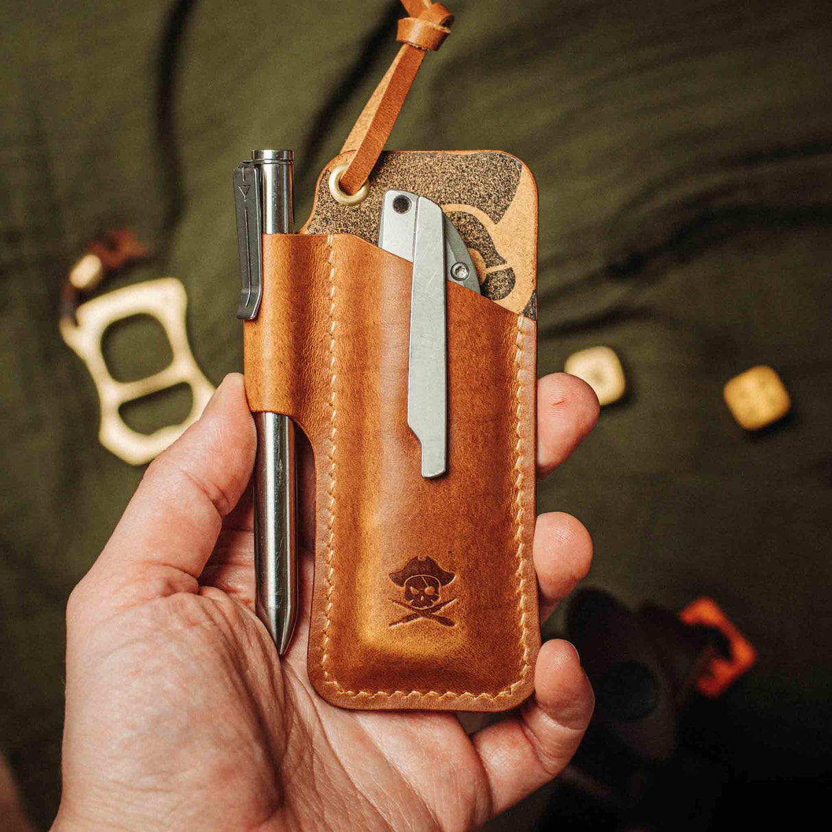 EDC Pocket Organizer - First Mate v3 | Leather Pocket Carrier