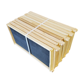 Deep 9 1/8-Inch Langsroth Frame, Grooved Top / Grooved Bottom With Double Wax Foundation